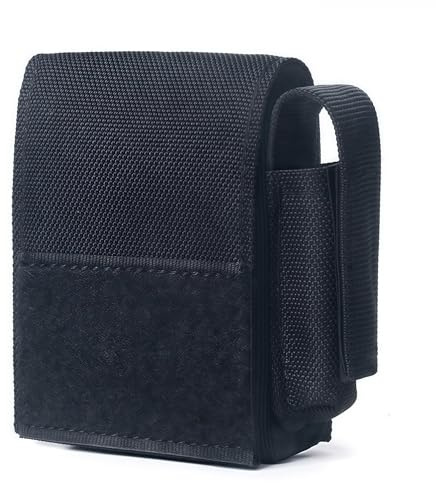 Bolsa táctica Molle de Transporte Diario para Exteriores, Equipo para artículos Diversos, Compartimento para batería Militar, cinturón, Billetera y Organizador (Black)