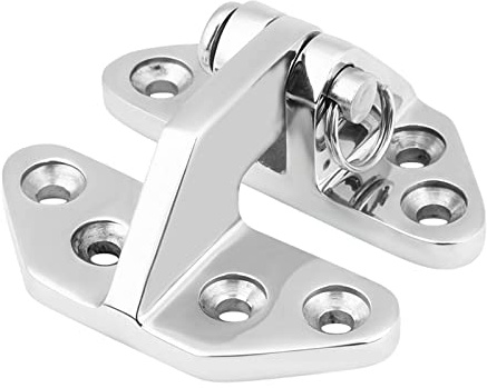 Pissente Stainless Steel Boat Hinges, Heavy Duty for Marine Use, Easy Installation for Boats and Cabins