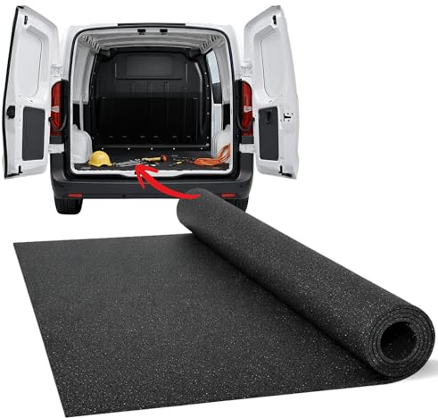 Gummimattenprofi Antirutschmatte 3mm x 150cm x 5m | Ladungssicherung | Rutschhemmende Gummimatte | zuschneidbar | 250 t/m² belastbar | temperaturbeständig –30 °C bis +110 °C