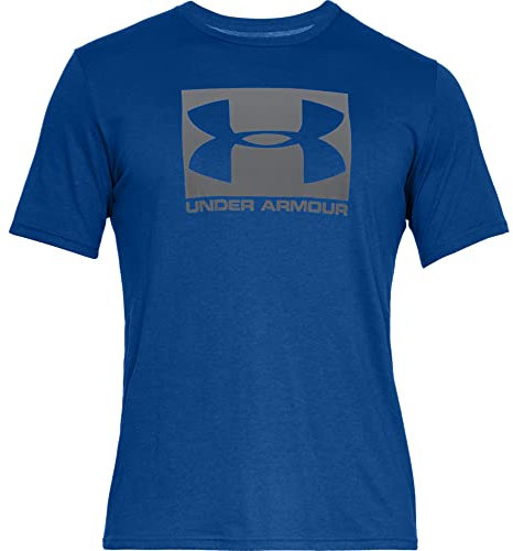Under Armour Herren UA BOXED SPORTSTYLE, atmungsaktives Sportshirt, schnelltrocknendes Funktionsshirt mit loser Passform