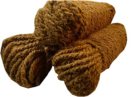 Unbekannt ca.300 Meter(ca.6Kg) Kokosgarn-Dholl Baumstrick 100% Kokosfaser Strick Seil Baumstrick Zum Anbinden von Bäumen, Gehölzen und Sträuchern