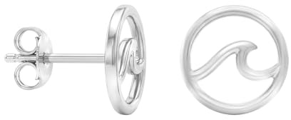 SOFIA MILANI - Damen Ohrringe 925 Silber - Wellen Ohrstecker