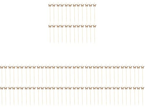 ifundom 400stücke Cocktail Picks Für Partys Hochzeiten Und Buffets Natürlichem Für Snacks Und Desserts Und Praktisch