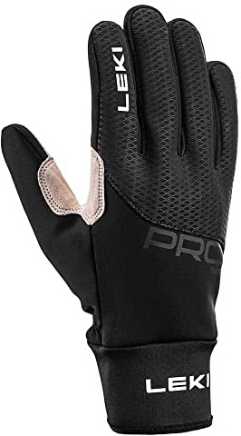 LEKI PRC Premium ThermoPlus Handschuhe, Black-Sand, EU 7