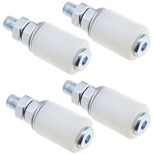 ECSiNG 4 Pezzi Rullo In Nylon Porta Scorrevole A Rullo Porta Scorrevole Del Fienile Guida A Pavimento Accessori Per Porte A Rullo Per Porte Scorrevoli Porte Elettriche Garage 40x60mm
