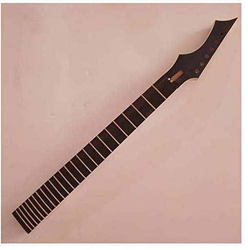 ZENGXUE E-Gitarrenhals Unbehandelter Ahorn 24 Bünde Palisander Griffbrett 7 Saiten E-Gitarrenhals