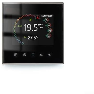 Termostato inteligente WiFi Pantalla LCD Pantalla táctil Caldera de gas eléctrica para calefacción de suelo (calefacción eléctrica de piso)