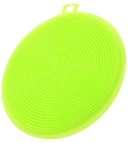 Gatuida Practical Silicone Brush Dish Cleaner Dish Brush Pan Scourers Non Scratch Kitchen Supply