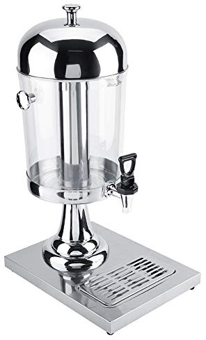 Dispenser per Bevande Calde e Fredde, Caraffa per caffè Caldo e Freddo da 8 Litri con Rubinetto e Contenitore per Ghiaccio, Dispenser per tè e caffè, per Buffet, Ristorante,