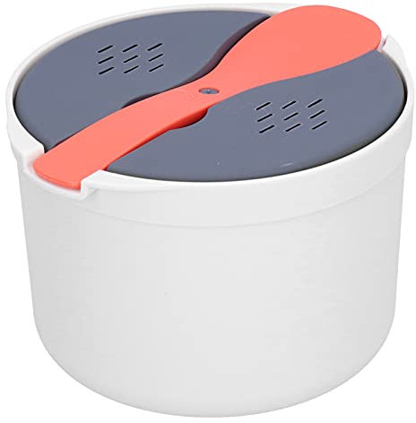 Forno a Microonde Forno per Riso Pentola a Vapore per Riso a 2 Strati Resistente Alle Alte Temperature per Forniture da Forno a Microonde Riso a Vapore Riso