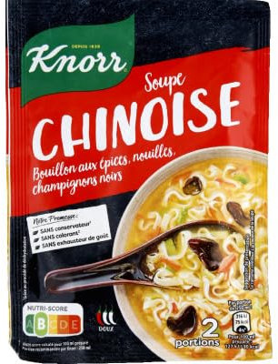 Knorr Knorr soupe déshydratée chinoise 45 gr - Le sachet de 45g