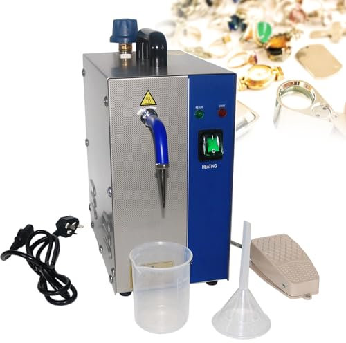 forplubossmmp Máquina Limpiadora A Vapor para Joyas 2L/4L De Acero Inoxidable, con Presión De Vapor Ajustable De 4Kg, Máquina Limpiadora A Vapor Profesional para Oro Plata(con Boquilla De Escape),2L