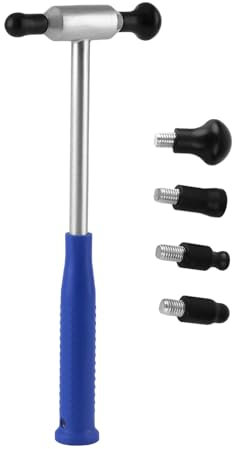 Martello per rubinetteria, kit di rimozione ammaccature, 30 cm, strumenti di riparazione del corpo, correzione automatica del pannello, 6 testine di ricambio, per rimozione ammaccature, manutenzione