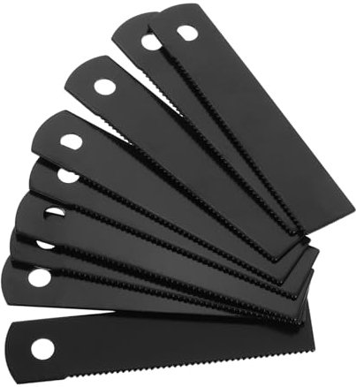 HEMOTON Feuerstarter Schaber Gezahnt Stahl Robust Tragbar Camping Survival Outdoor Feuerwerkzeug Für Wandern Und Notfall