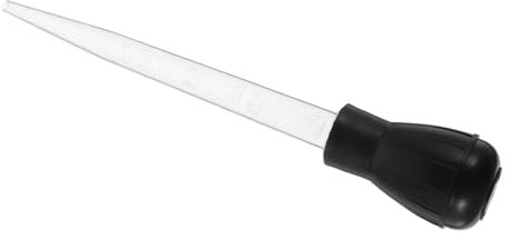 iplusmile Meat Baster Oil Suction Pump Plastic Barbecue Injector Kitchen Gadget for Cooking Turkey Grilling Sauce Application Black