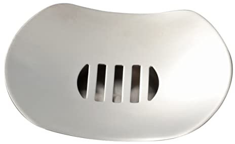 Anneome Jabonera De Acero Inoxidable Plato Decorativo Ranurado Drenar Desagüe De Jabonera Poseedor Baño Jabón De Acero Platillo Estuche Soportes para Jaboneras Ducha Bañera