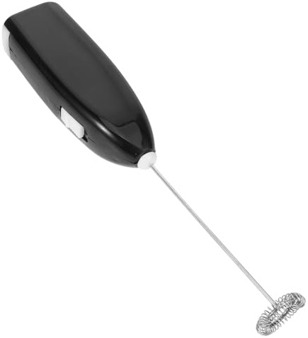 Automatischer Elektrischer Milchaufschäumer Handgerät aus Edelstahl | Kabellos und Tragbar, für Hotel und Kaffeebar, Modernes Design mit Kunststoffgriff