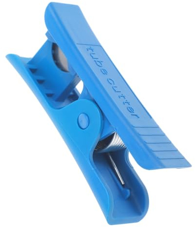 DIYEAH Taglierina per Tubo Ptfe per Stampanti Cutter Nylon PVC PU Silicone Lama Inossidabile Corpo Plastica Resistente Blu