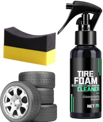 Spray Pulitore Gomme - Lucido Spray Per Pneumatici Auto,Attrezzi Idrorepellenti Per Pulizia Polacco Auto Manutenzione Gomma Lavaggio Veicoli Cura Quotidiana