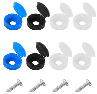 Xibao Kennzeichen Schrauben Motorrad,Nummernschild Schraubens Set,Geeignet für die Befestigung von Auto,PKW,LKW,Motorrad,Quad und Kfz Kennzeichen und vielen Anderen Fahrzeugen