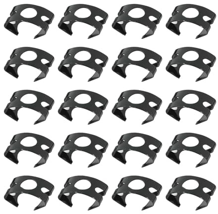 Anhoer 20 Stück Halteklammer 4D0611715B 171611715 Haltefeder Bremsschlauch Bremsleitung Bremsschlauchklemme Bremsschlauchhalter Bremsschlauchschelle Bremsleitung Halterung für V..W G.ol/f A.u/d-i