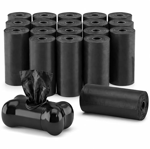 Sacchetti per Cani - 400 Pezzi con Porta Sacchetti Incluso - Bustine Resistenti Facili da Strappare