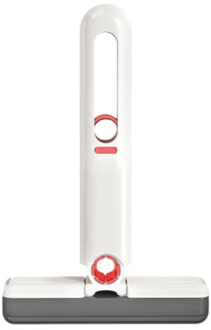 Trapeador exprimible, Trapeador pequeño portátil - Fregonas de Esponja para el hogar, Absorbente Fuerte para Espacios pequeños, baño, Cocina, vajilla, Escritorio, Vidrio, pequeño y , sin