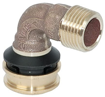 VI RAXOFIX Bogen 90 Grad, 531425mmxR1 AG, Rotguss