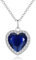 AILUOR - Collana, in argento Sterling, con ciondolo a forma di cuore dell'oceano, dal film Titanic e NA, colore: Silver, cod. B07CRZD5MP_US