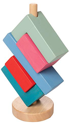 Manhattan Toy Bam Stack-a-Lacka Stapelspielzeug aus Holz für Kleinkinder