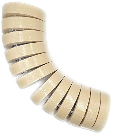 Ruban de masquage en papier peint, 50 m x 25 mm, tour de 12 rouleaux