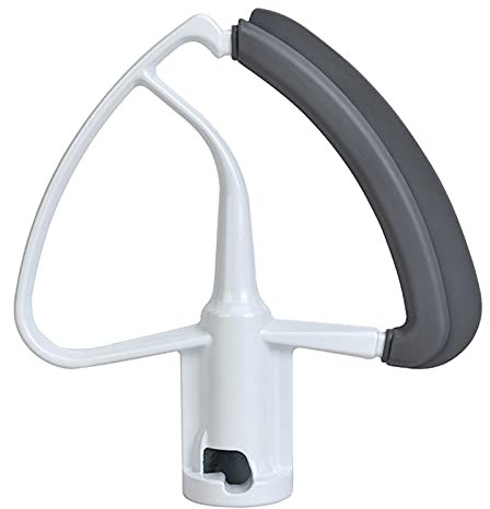 Ne-totoro Flex Edge Beater for 4.5-5 Quart Tilt-Head Stand Mixer, KitchenAid Mixer Attachment, Metal with Silicone Edge, Dishwasher Safe