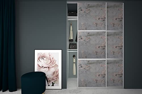 Alucabina -2 DUE Ante Scorrevoli Larghezza fino a 200 Cm – Altezza fino 286 Cm – Finitura legno a scelta – vedi tabella finiture)