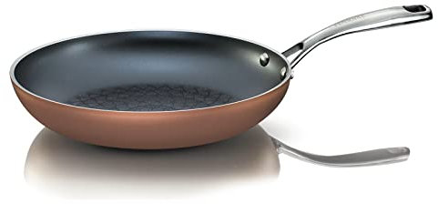 Pensofal, Mini padella, Serie Magnifiqa®, Antiaderente, Manico in acciaio inox, Diametro 14 cm, Adatta All' induzione, Utilizzabile in Forno, Interno Diamante 24 carati, Esterno Effetto Rame