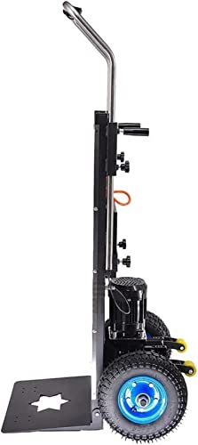 Electric Stair Climbing Trolley, Sack Truck, Treppensackkarre Sack Truck Stair Climber, Sackkarre Klappbar, Electric with Maintenance-Free/Brushless Motor, Removable Battery (48 V/36 Ah), Load Capac