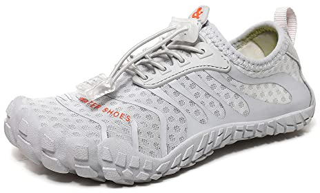 Mateju Chaussures Aquatiques Enfant Garçon Fille Chaussettes d’Eau Chaussons de Plage Séchage Rapide Antidérapant Pieds Nus Chaussures de Bain Chaussures pour Plage et Piscine Adolescent