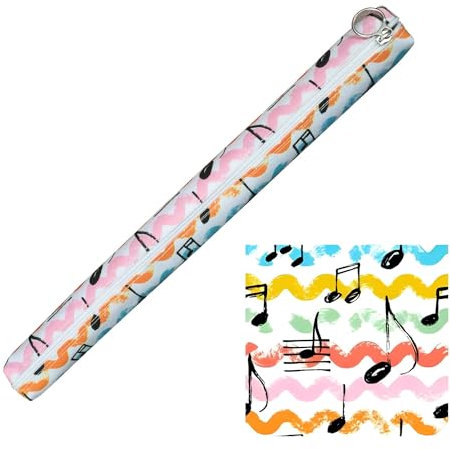 Blockflöten-Tasche für Sopran-Blockflöte – strapazierfähige Tragetasche aus Oxford-Gewebe mit Reißverschluss für Yamaha und deutsche Blockflöten – schützende Aufbewahrung für Kinder und Schulband