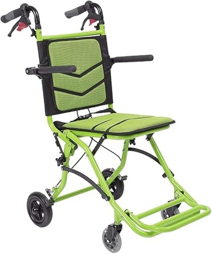furenan Faltrollstuhl Faltrollstuhl Faltrollstuhl Leichtgewicht Vier Faltrollstuhl Small VolumeAttendant mobiler Rollstuhl mobiler Rollstuhl Rollstuhl mit Rückenlehne mit Feststellbremse