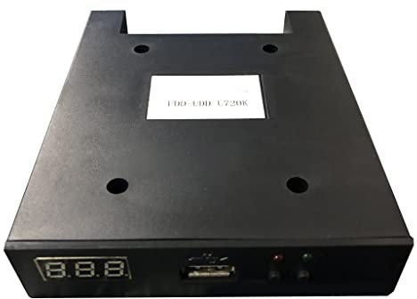 NOLOWY Diskettenlaufwerk 8,9 cm (3,5 Zoll), flexibler Disketten-zu-USB-Port, FDD-UDD U720K, 720 KB, Disketten-Emulator für industrielle Steuergeräte