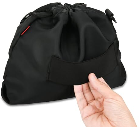 Housse de coussin de cou, sac de voyage en mousse à mémoire de forme, coussin de voyage, sac à cordon de serrage, mallette de rangement avec bandoulière réglable pour Thanksgiving, Noël