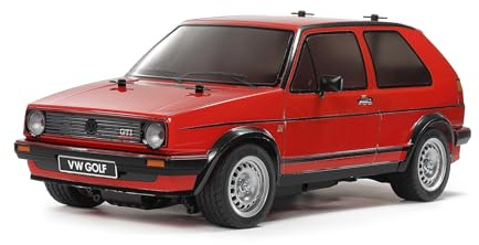 Tamiya 58748 1:10 RC VW Golf II GTI 16V MB-01 - ferngesteuertes Auto, Fahrzeug, Modellbau, Zusammenbauen, Hobby, RC Bausatz, unlackiert, Mehrfach
