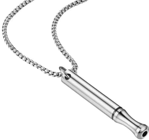 TSUOUKL 1 Pieza Collar Antirrónquidos de Acero Inoxidable para Dejar de Fumar, Reducir Estrés y Ansiedad, Relajación, Perfecto para Yoga, Apoyo en el Control de Hábitos, Uso Diario para Hombre y Mujer