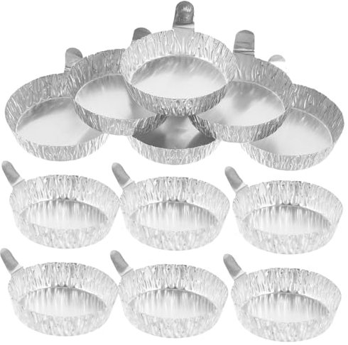 PRETYZOOM 100 Pièces Coupelles de Pesée Aluminium Barquettes de Pesée pour Laboratoire Stockage Évaporation