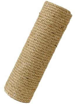 Veemoon Cat Climbing Column Replacement Indoor Cat Scratch Post Wood and Twine Kitten Scratching Pole for Safe Paw Sharpening and Play