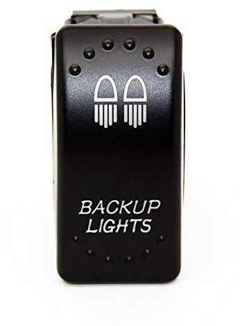 LED-Mafia hintere Scheinwerfer Arbeitsscheinwerfer Rückfahrscheinwerfer - Backup Lights JJ2 - Symbol Kippschalter Wippschalter Schalter Auto Boot KFZ LKW Licht 12V 24V