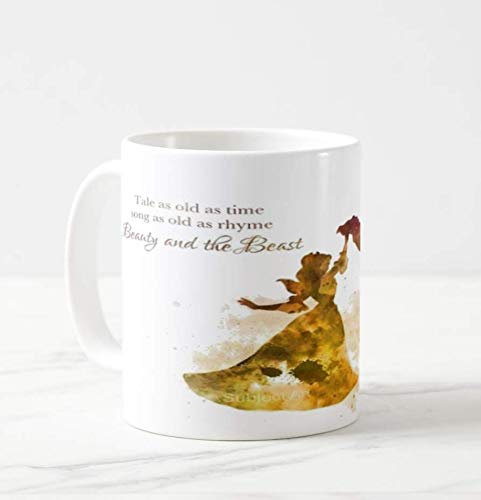 PIL Idea Regalo Tazza Personalizzata Tazza Meme Tributo Citazione LA Bella E LA Bestia The Beauty And The Beast Quote 1 - Idea Regalo