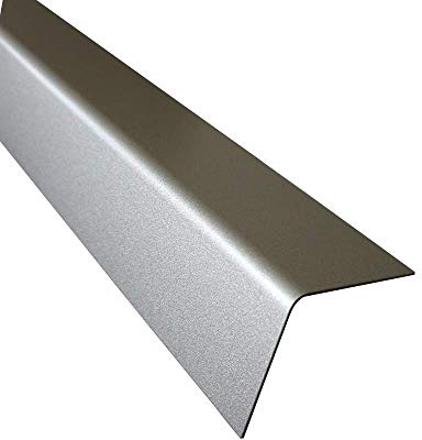 Alu L-Profil eloxiert 2 Meter, 25x25 mm Schenkelinnenmaß aus Alu silber natur eloxiert (e6/ev1) 1 mm stark L-Winkel eloxiert,Winkelblech,