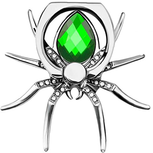 Metal Spider Finger Ring Holder 360 Rotate Phone Stent Diamond Mobile Phone Holder Finger Stand