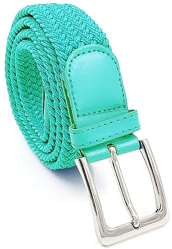 LisaModa Unisex Stretch Flechtgürtel für Damen und Herren in vielen Farben | Stufenlos verstellbarer Webgürtel aus flexiblem Textilgewebe – bequemer, dehnbarer Stoffgürtel für Freizeit & Alltag