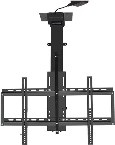 ELzEy Wand- & Deckenhalterungen Teleskopischer elektrischer TV-Lift, motorisierte TV-Deckenhalterung, Monitorhalterung mit Fernbedienung und Speichereinstellung Halterungen & Ständer für Fernseher